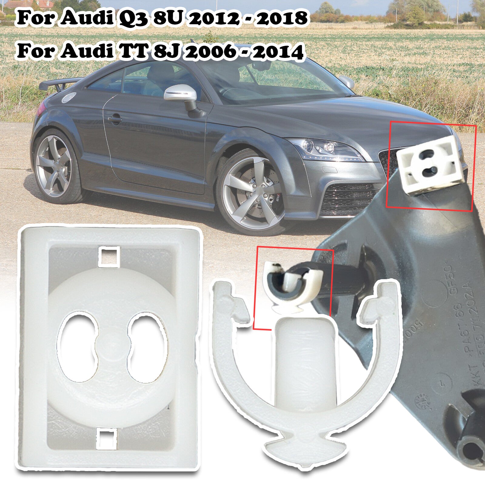 for Audi TT 8J Q3 Gear Selector Sliding Shoe Shifter Relay Lever Clip 2012 2014