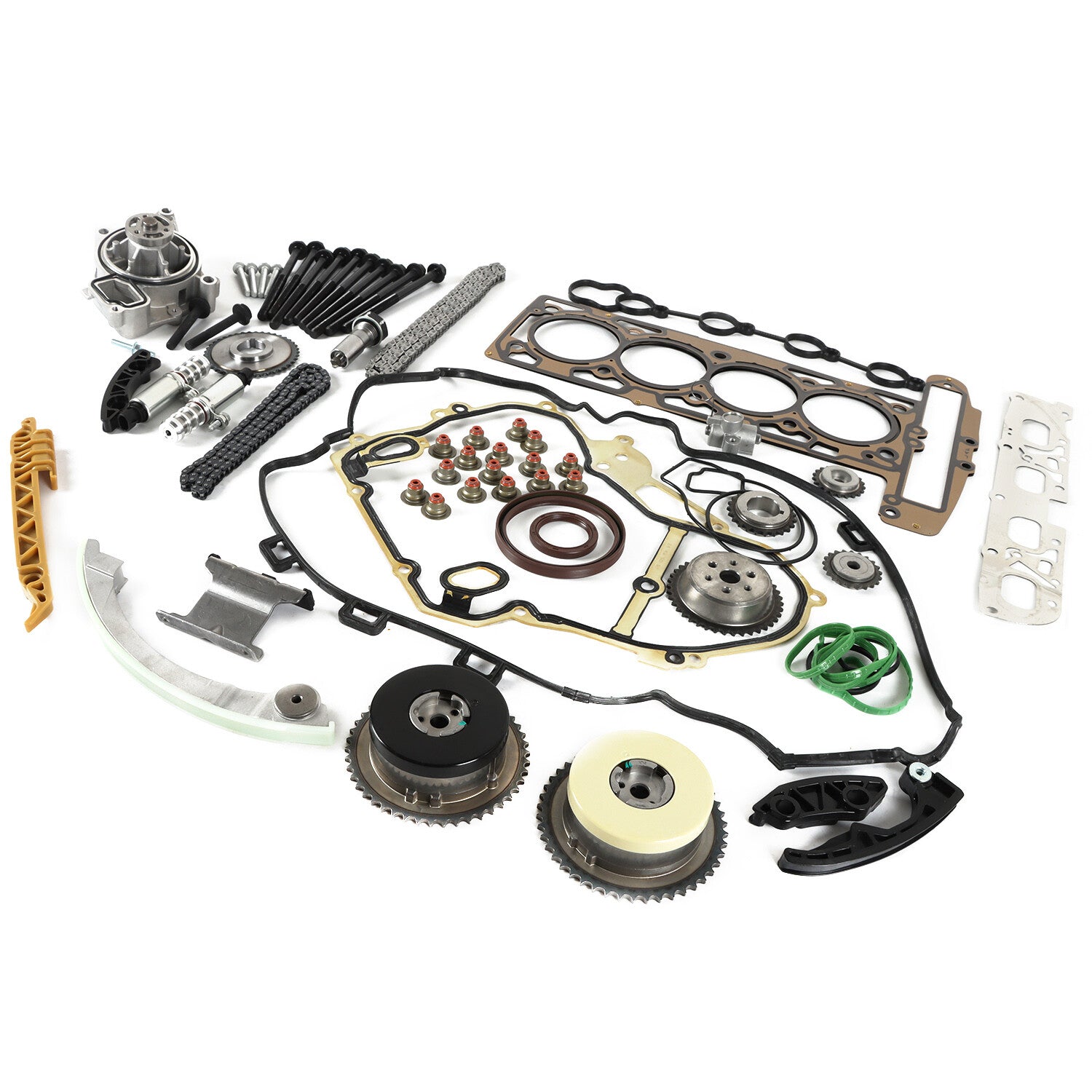1 Set TiTiming Chain Kit Head Gasket Bolts Set For 2009-2016 GM Ecotec 2.0L 2.4L