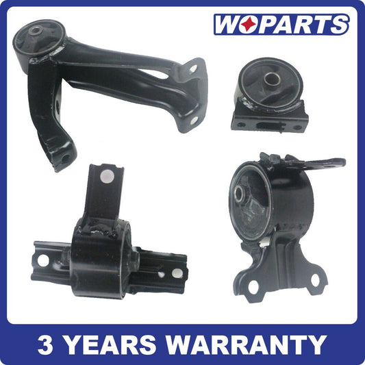 4PC Engine Motor  Auto Trans Mount Fit for 07-17 for Jeep Compass, Patriot 2.4L