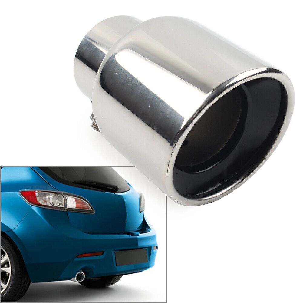 Stainless Steel Car Rear Exhaust Pipe Tail Muffler Tip Fit for Mazda 3 2010-2013 Q