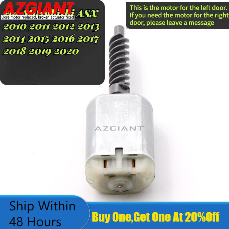 Central door lock actuator suitable for Mitsubishi ASX 2010 - 2020 and Triton MK5 2015 - 2020.