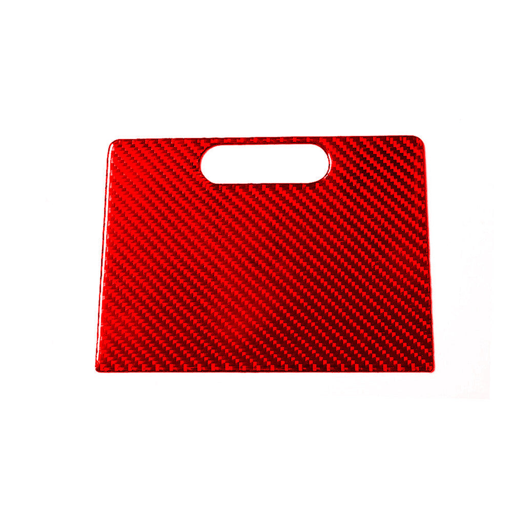 Carbon Fiber Inner Dim Light Control Panel Cover Trim For Fiesta 2011-2015 v