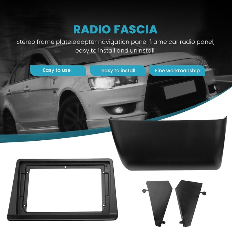 9-inch car radio Fascia frame for Pajero Montero V31 Cheetah Kingbox n