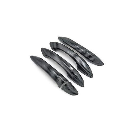 Carbon Fiber Door Handle Covers Trim for 2024 for Hyundai Santa Cruz Accessories