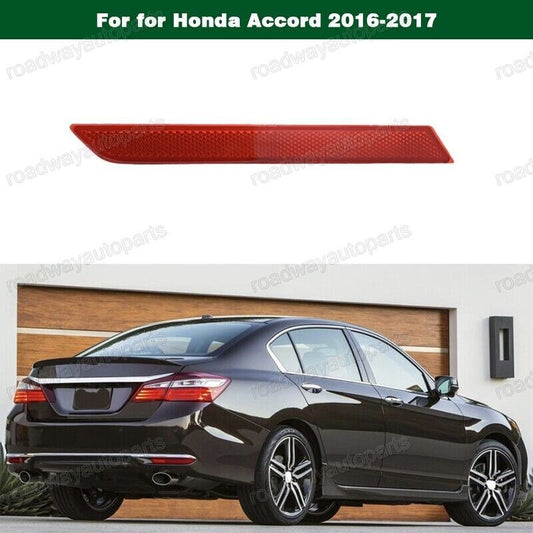1 Pcs Rear Driver Left Side Bumper Reflector Light for Honda Accord 2016-2017 Q