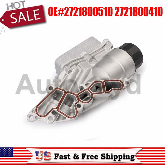 2721800510 Oil filter housing with oil cooler suitable for Mercedes-Benz C230, C280, C300 Q