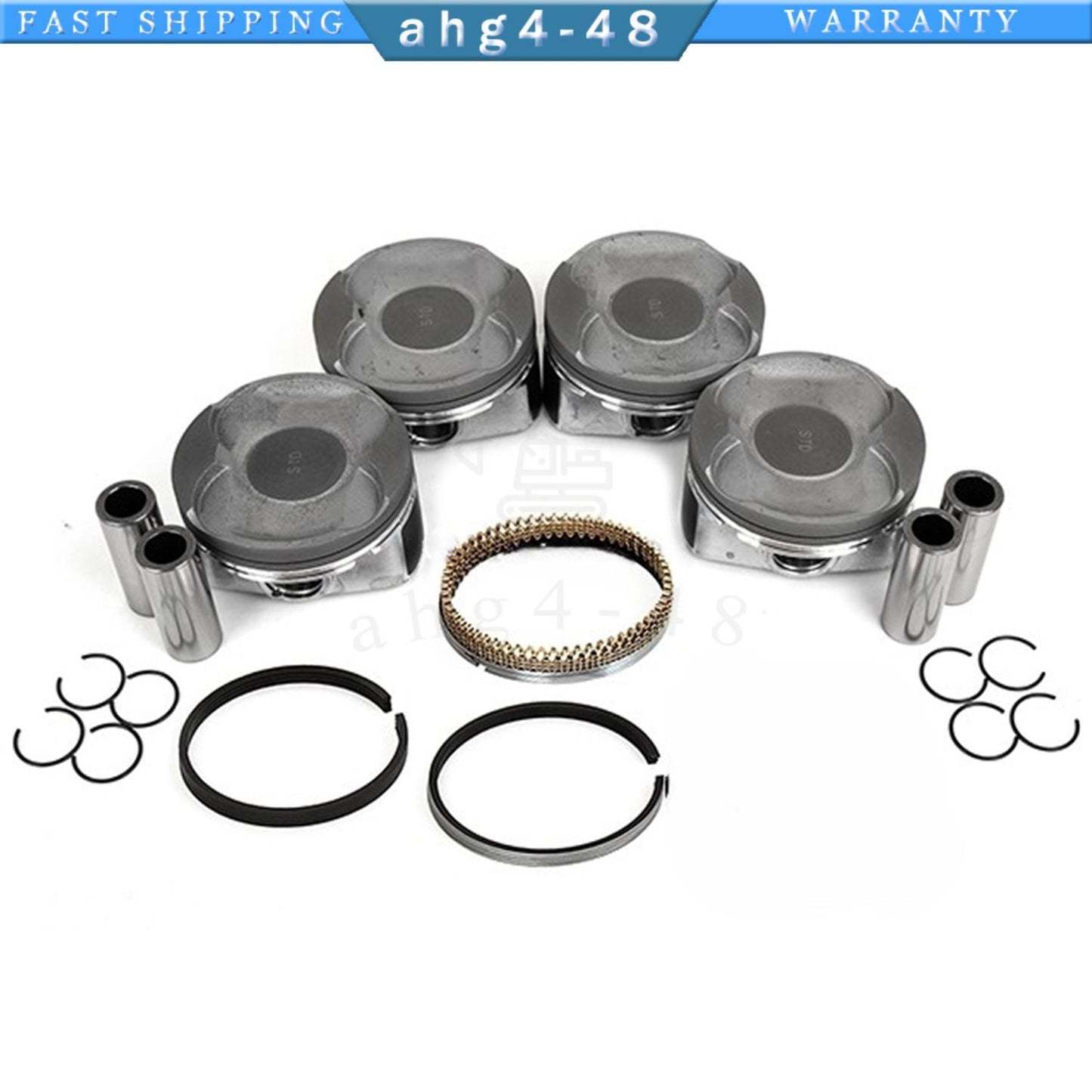 4-piece engine piston kit for 2009-2016 for Camry Rav4 for Scion tC 2.5L 2ARFE