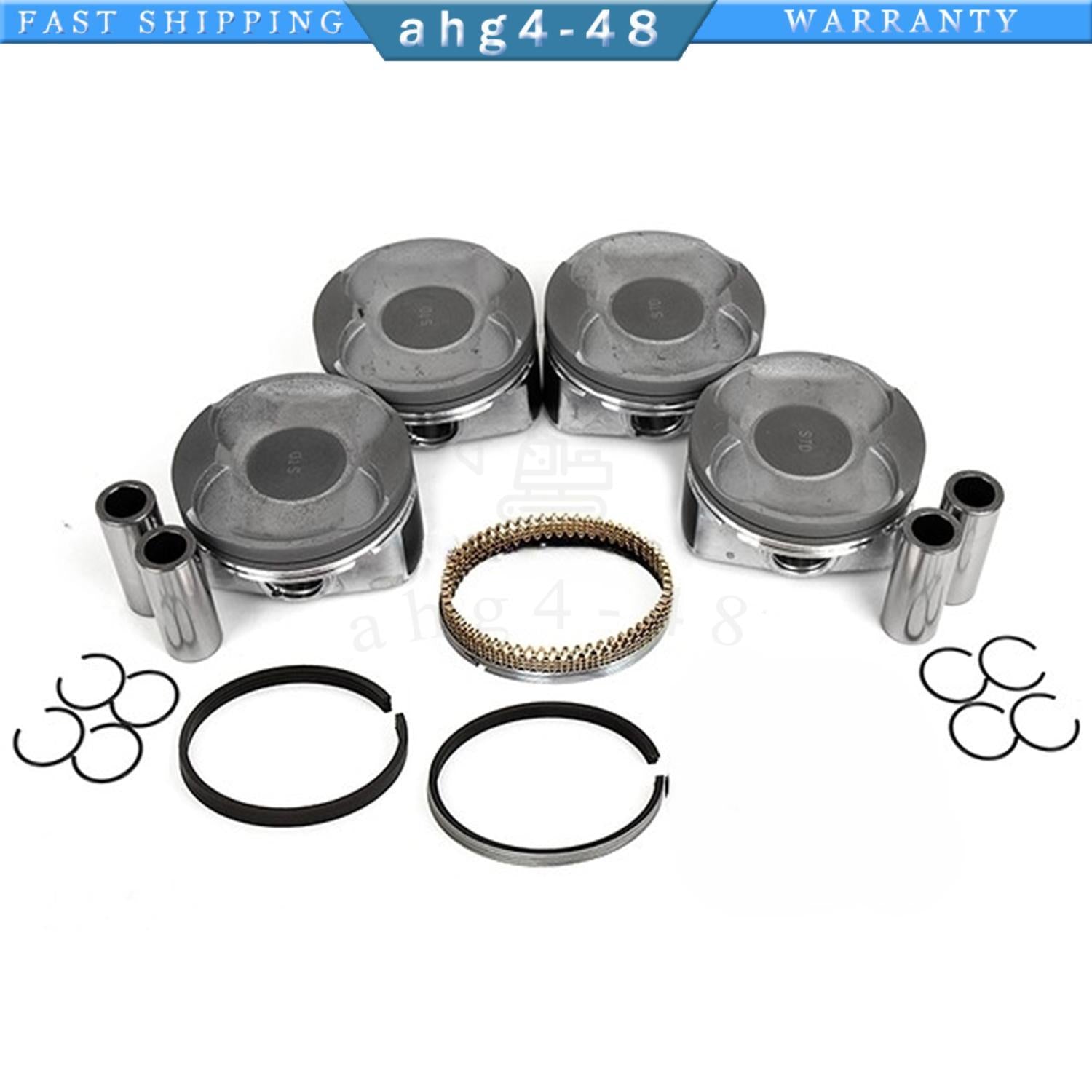 4-piece engine piston kit for 2009-2016 for Camry Rav4 for Scion tC 2.5L 2ARFE