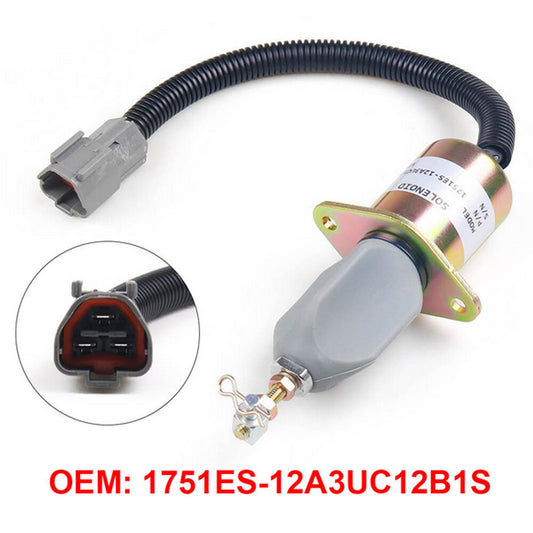 Shutdown Solenoid Shutoff valve for Hyundai Small Excavator 1751ES-12A3UC12B1S Q
