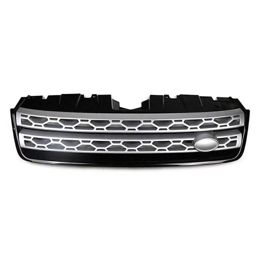 Front Grille Upper Grill Black Silver Fit for Land Rover Discovery Sport 2015-19 18