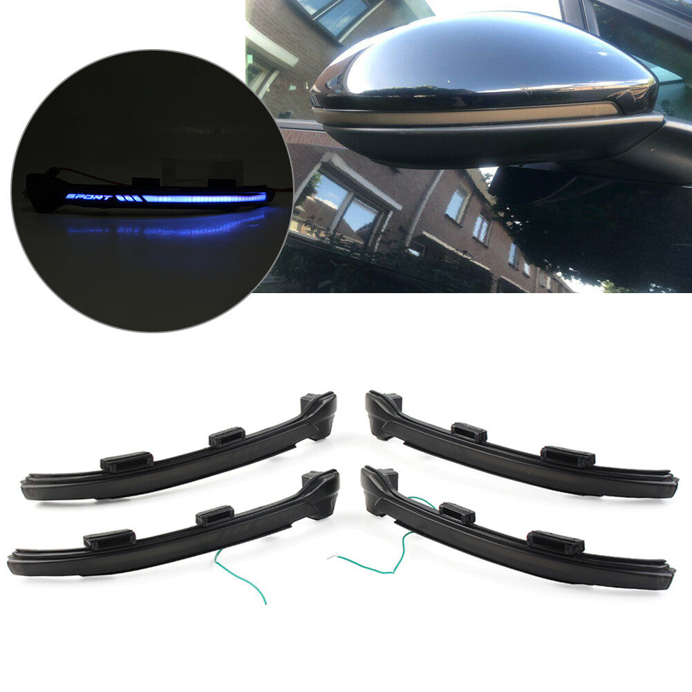 Dynamic Side Mirror LED Turn Signal Light for VW for Golf 7 R for Golf 7.5 Turan MK2