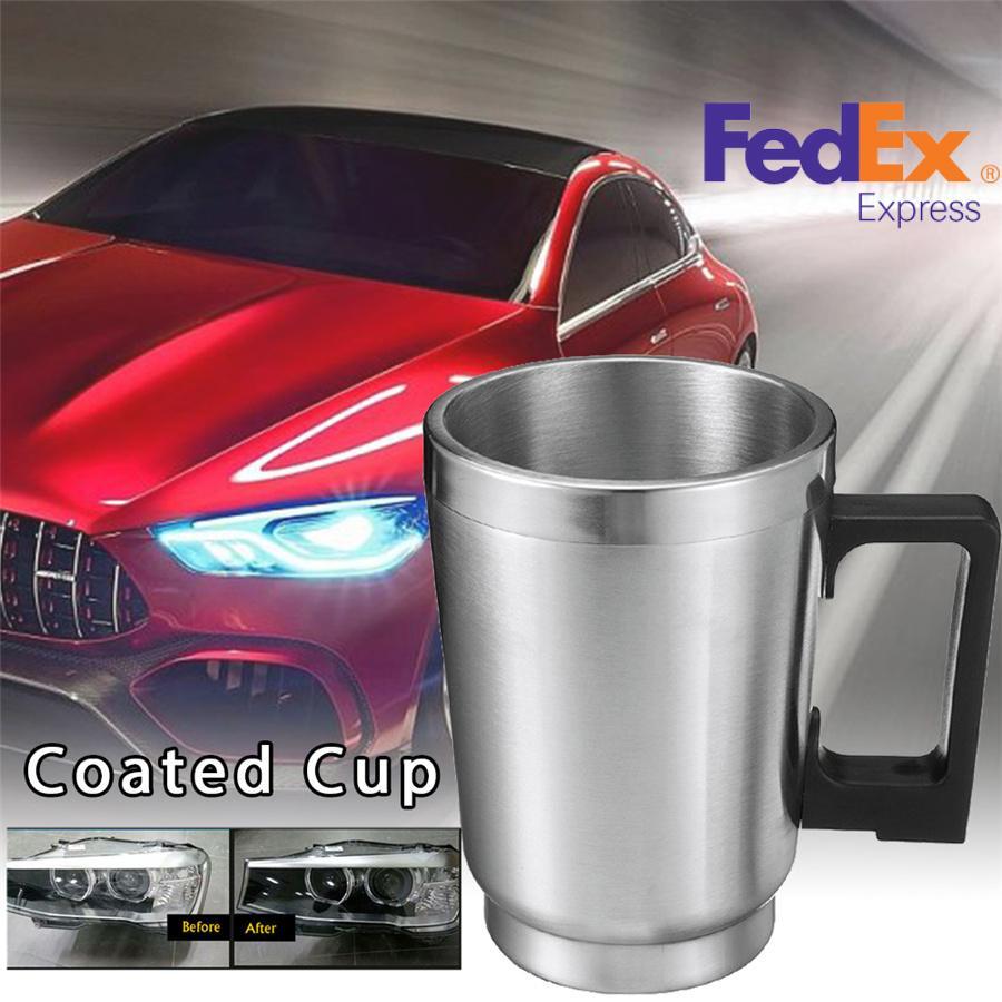 Car Headlight Lens Repair Tool Restoration Heating Atomization Cup Restore Kit Q