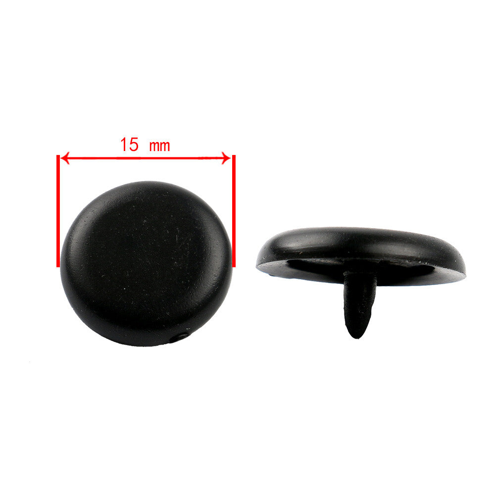 Fit For Universal 50x Car Safety for Seat Belt Stopper Button Retainer Fastener Clip Q