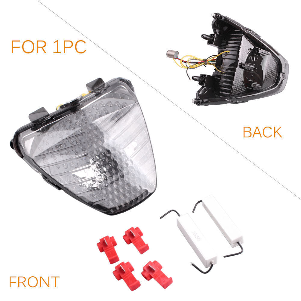 Motorcycle Smoke Tail Light Brake Turn Signal Lamp Fit for Honda CBR250R 2011 2012