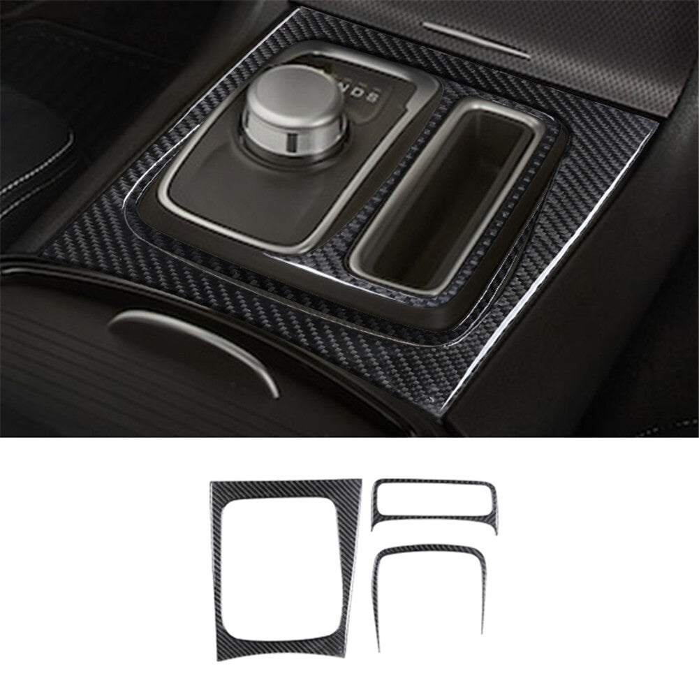 2X Carbon Fiber Front Door Panel Cover Trim for Honda Ridgeline 2017-2020 v
