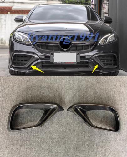 Suitable for Mercedes-Benz E-Class W213 W238 2-piece carbon fiber fog light grill vent cover