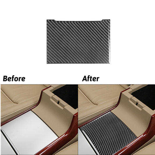 Carbon Fiber Interior Cup Holder Cover Sticker Trim for Hyundai Azera 2006-2011