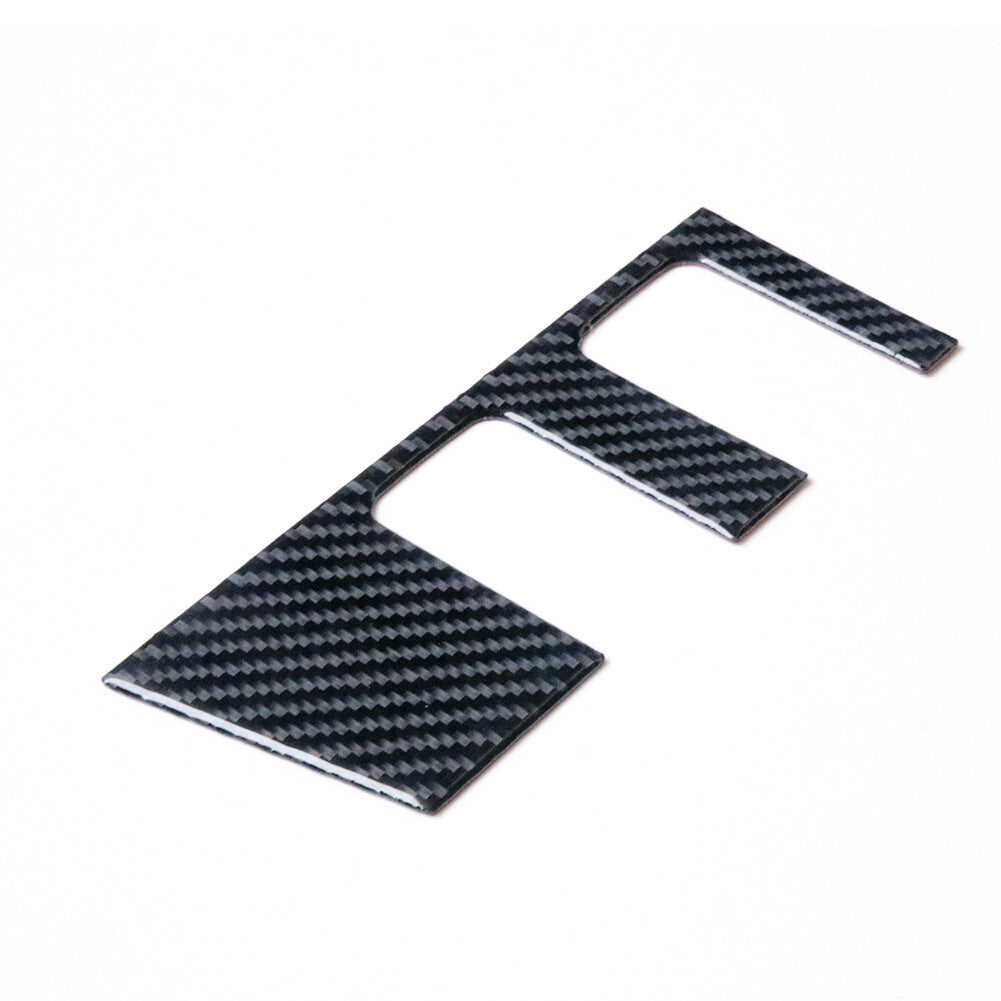 Carbon Fiber Power Outlet Sticker Trim Cover for Honda for Civic Coupe 2013-2015
