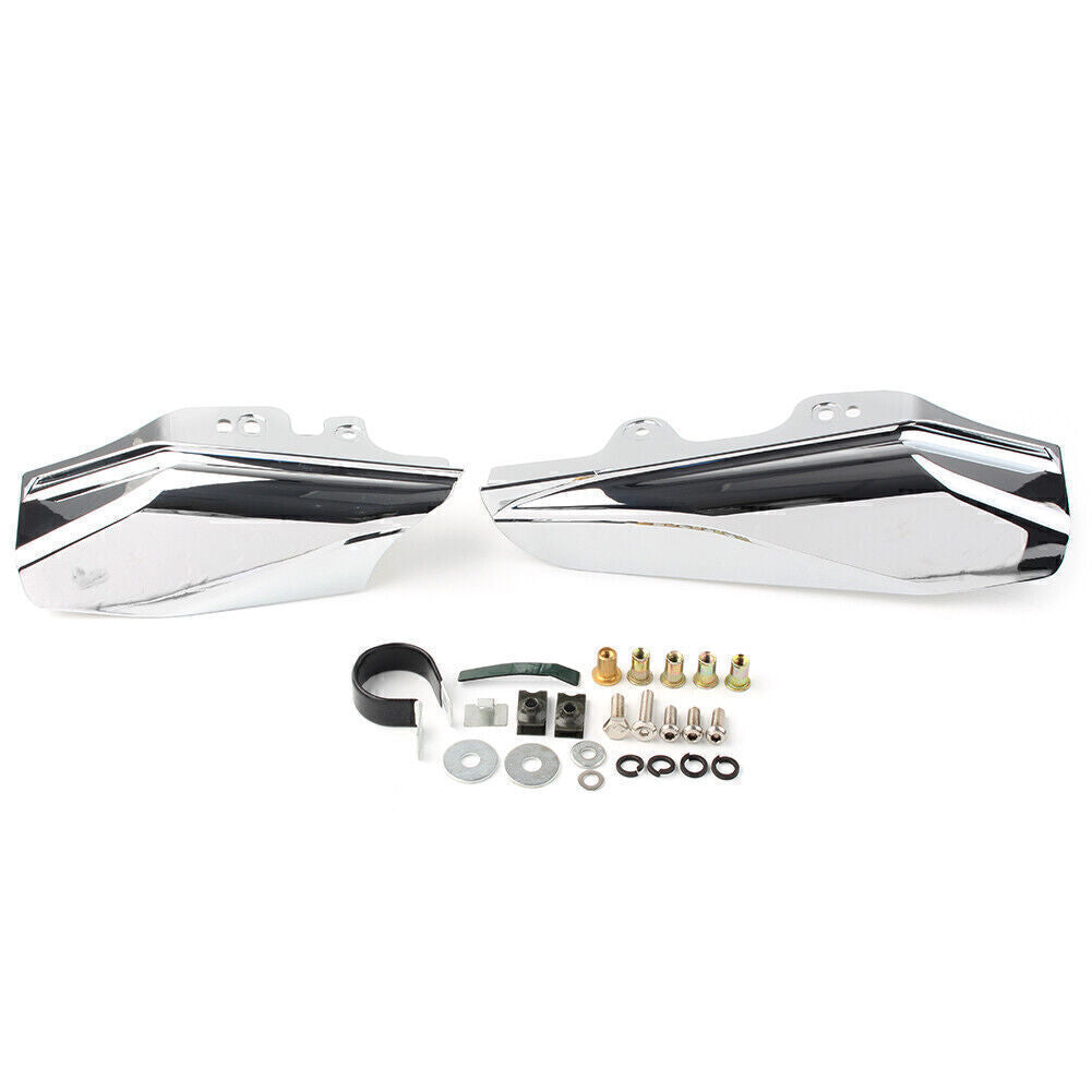 for Harley Electra Street Road Glide King 01-08 Chrome Mid-Frame Air Deflectors Q