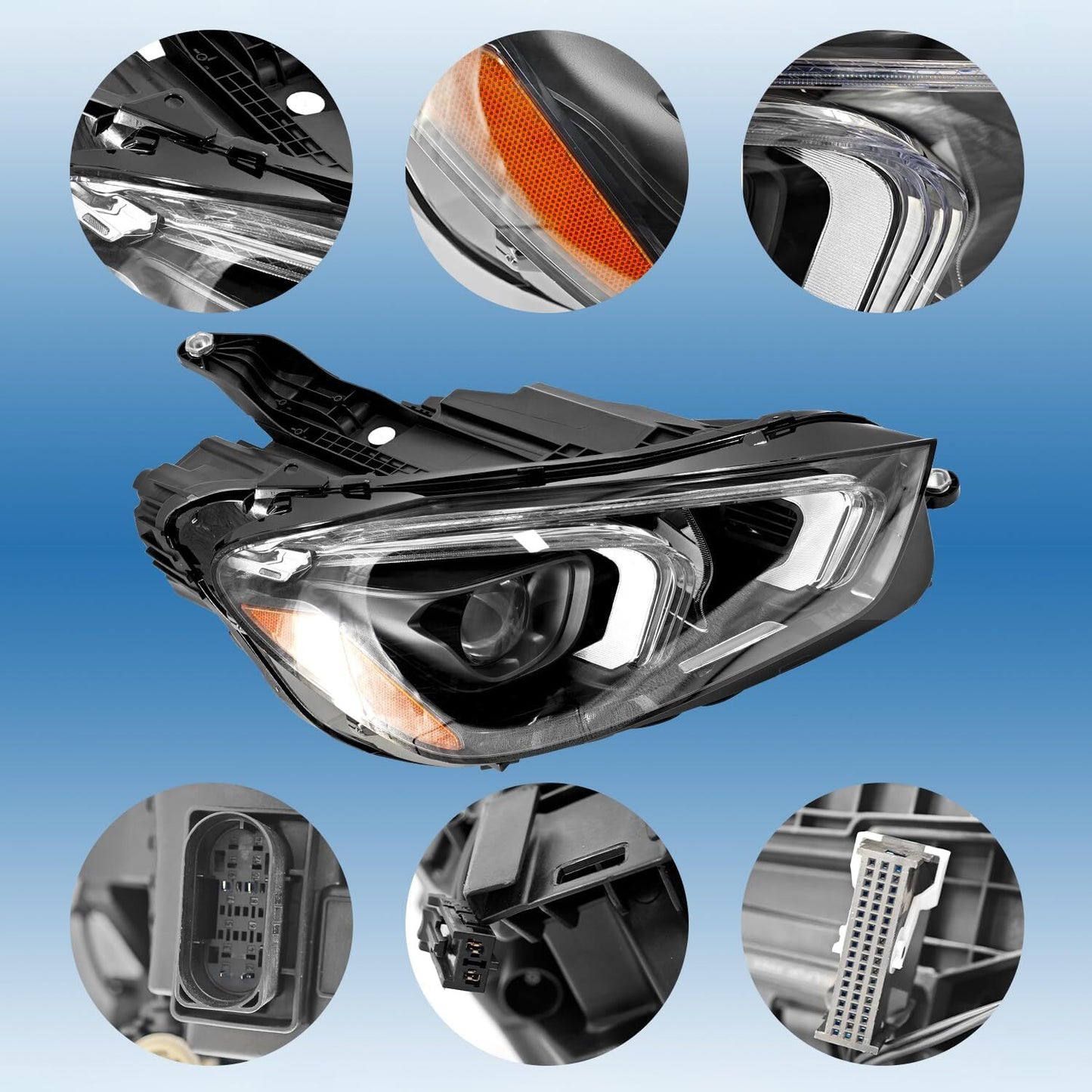 LED Headlight Right Passenger For 2020-2022 GLE Class n