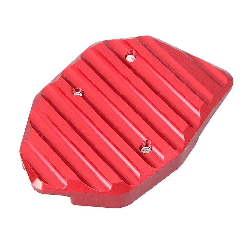Kickstand Side Stand Extension Pad Plate for Yamaha T-MAX 530 2012-2015 2013 Red Q
