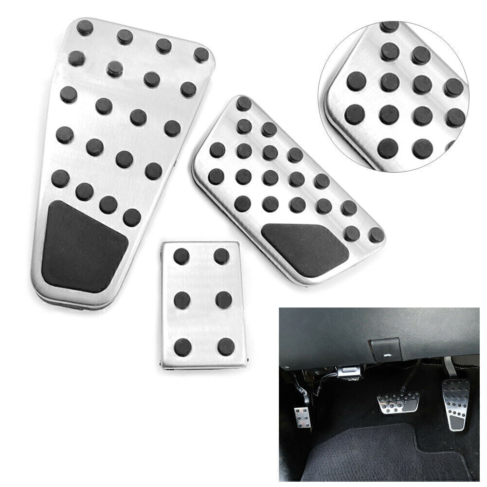 Car Gas Brake Foot Pedal Pad Cover Kit for Dodge for Ram 1500/2500/3500/4500/5500
