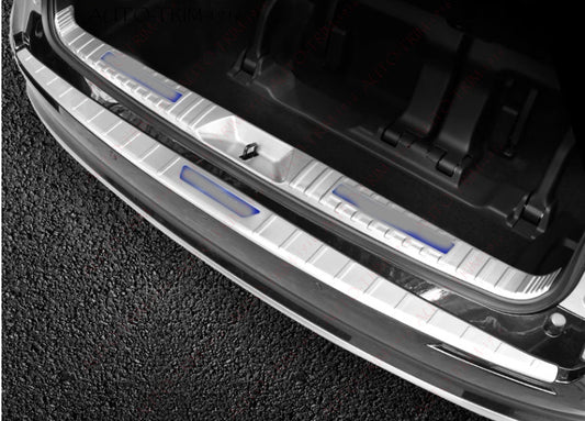 2pcs Rear Bumper Protector Guard Sill Plate Steel B for Sienna 2021-2024 n