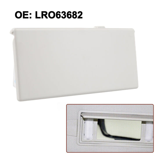 For Sun Visor Vanity Mirror Cover Gray LR063682 Quick Installation