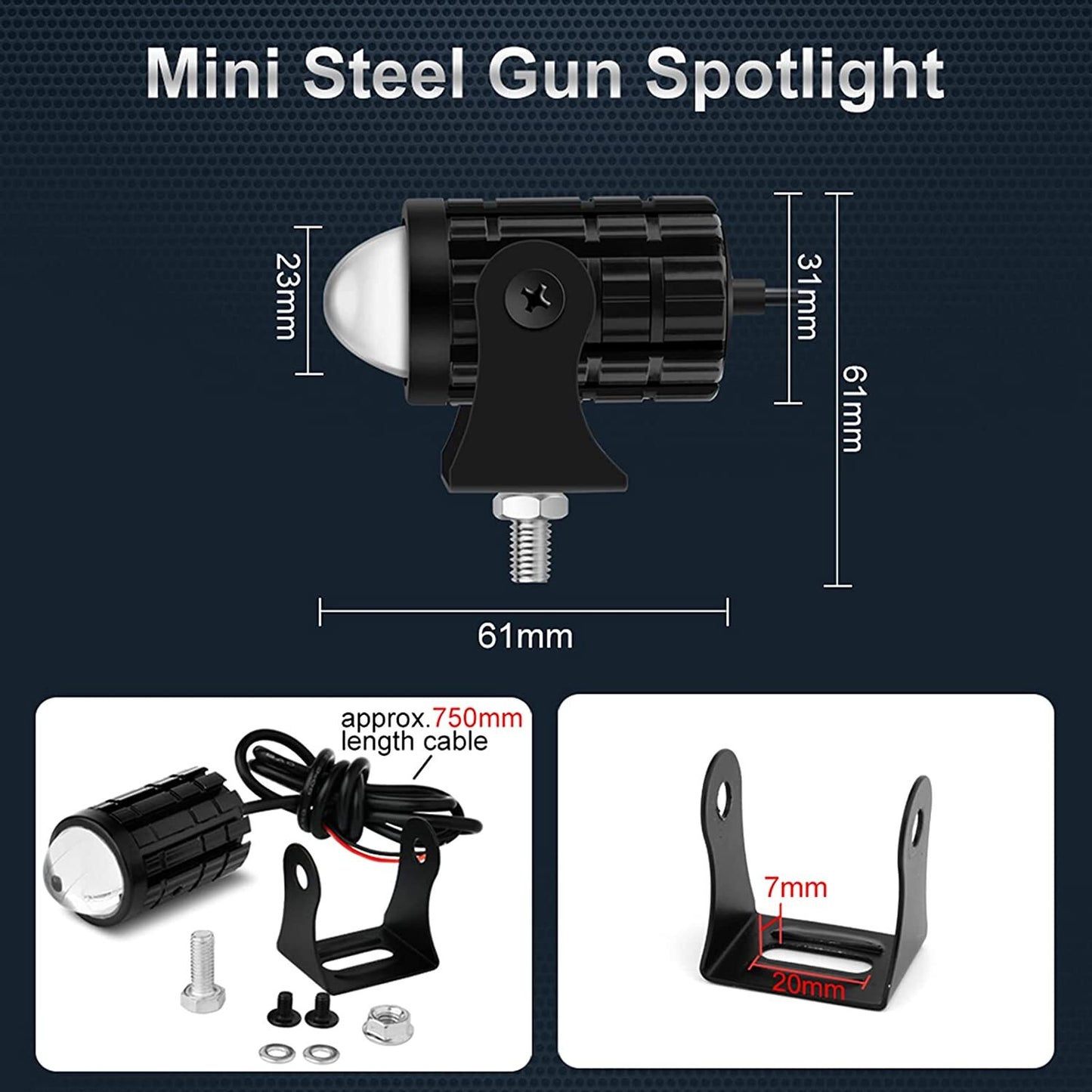 2pcs Fog Light Driving Lamp Right Left Side Car Accessories For Car Truck Pickup