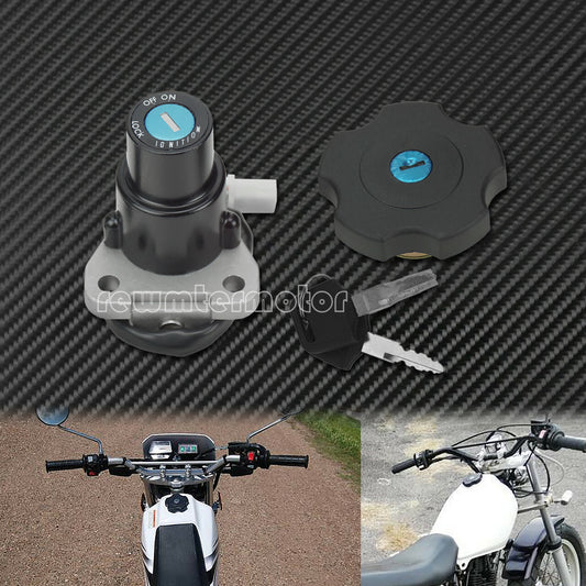 Fuel Gas Cap Ignition Switch Keys Fit for Yamaha XT600 TW200 DT200 DT200R XT225 Q