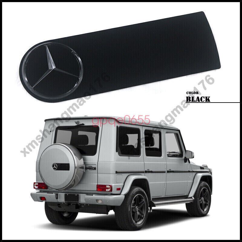 Gloss Black Spare Wheel Cover Badge Emblem for Mercedes W463 G63 G65 G63