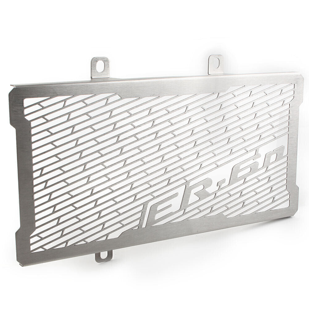 Radiator Guard Grille Grill Cover Protector Fit for Kawasaki ER-6N 2012-2016 Silver