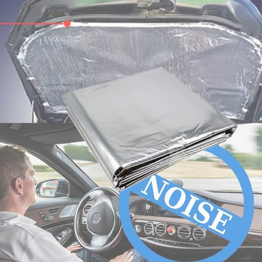 Car Heat Shield Mat Turbo Exhaust Muffler Insulation Hood Fiberglass Cotton Pad