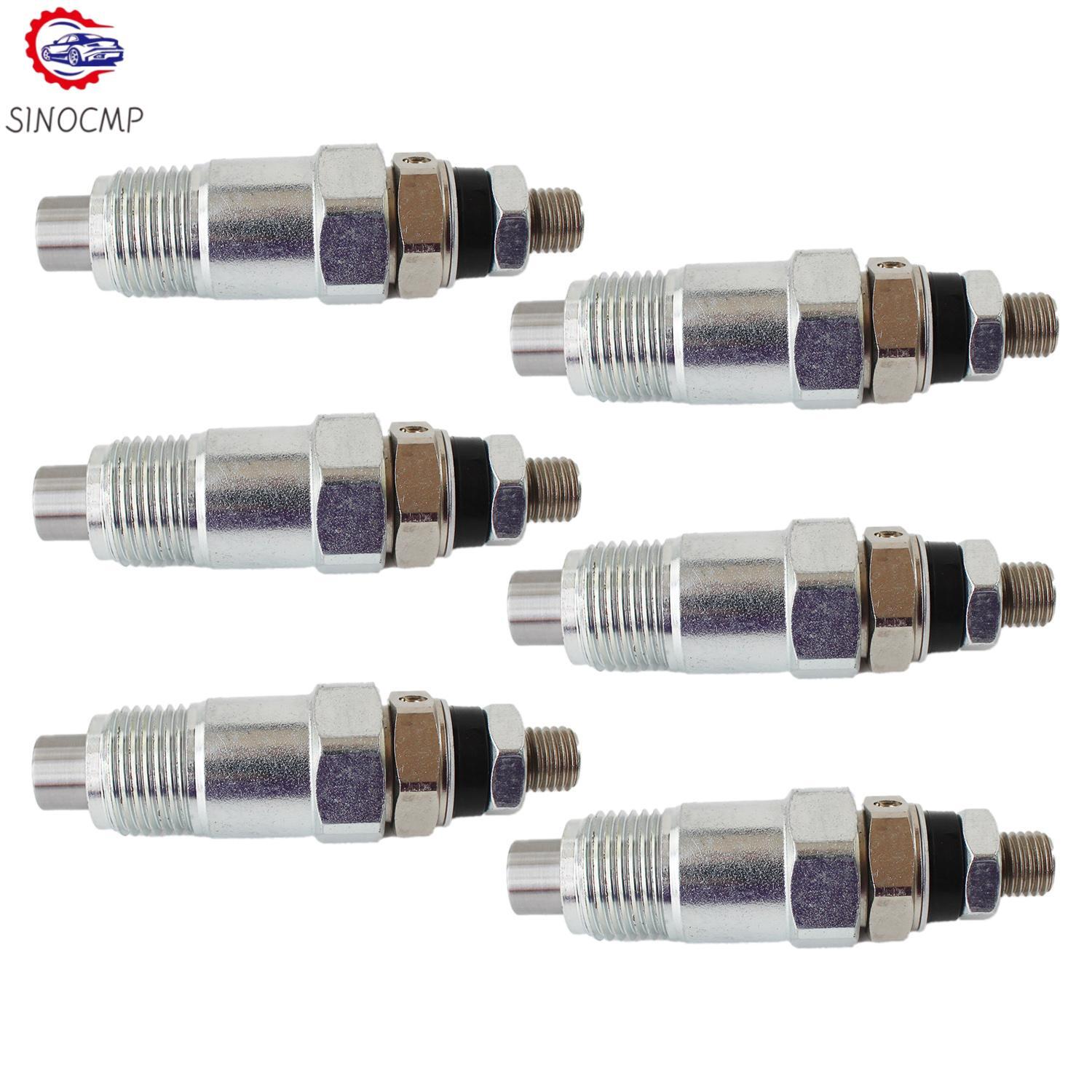 6 PCS Fuel Injector Assy 23600-56011 093500-1800 for Toyota Engine 2B/B 2J/2H