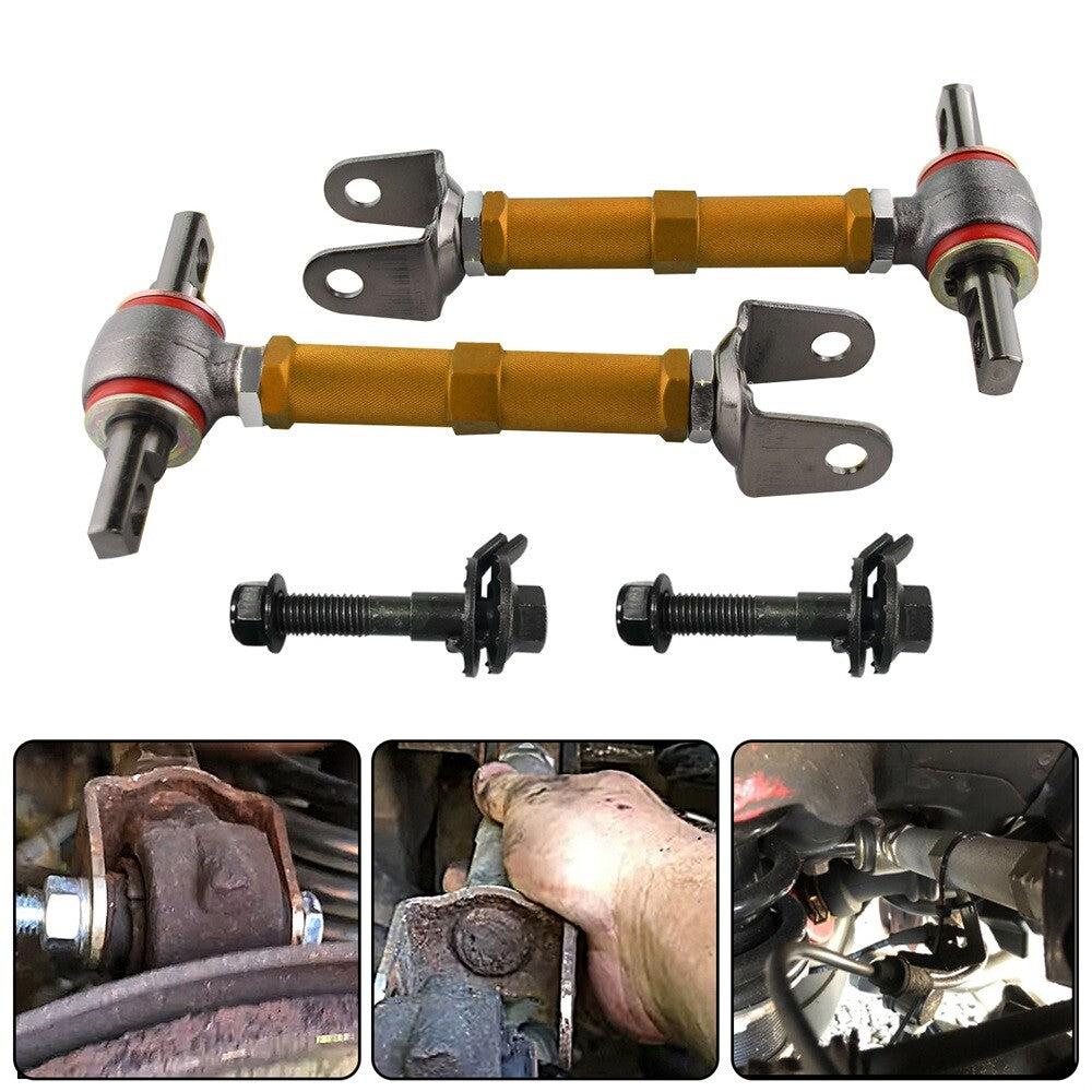 Rear Adjustable Camber Kit For 02-06 for Acura RSX 01-05 for Honda for Civic +Fittings Gold