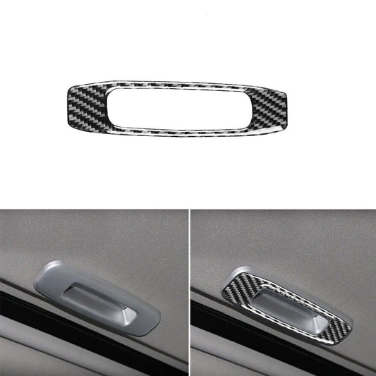 for Mitsubishi Lancer 2008-2015 Carbon Fiber Skylight Handle Frame Cover Trim