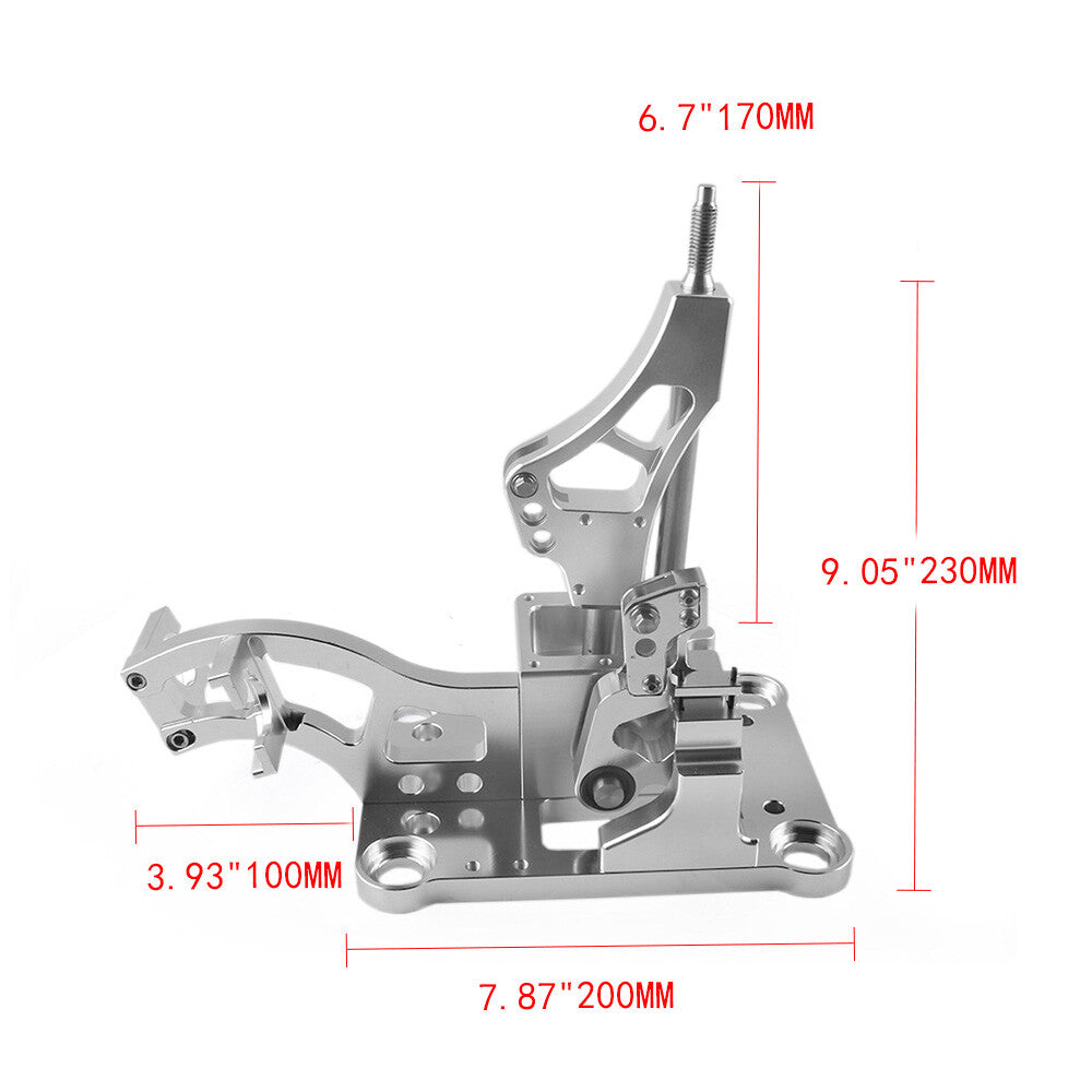 Billet Silver Aluminium Shifter Box Swap For RSX/EG/EK/DC2/EF/K20/K24 K-Series