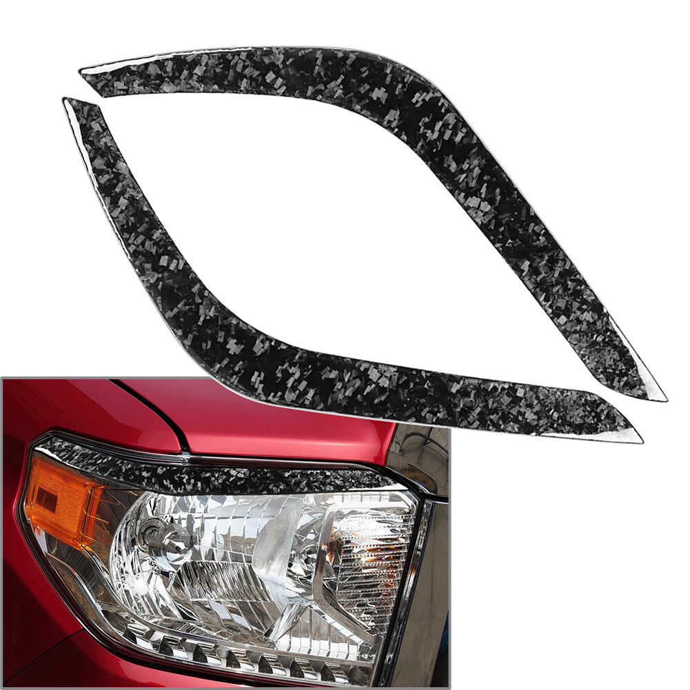 Headlight Eyebrow Eyelid Cover for Toyota Tundra 2014-2021