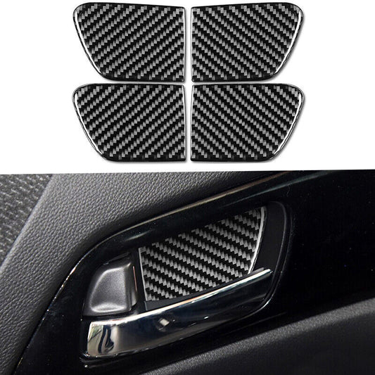 Real Carbon Fiber Car Interior Door Handle Cover Trim for Honda Accord 14-2017