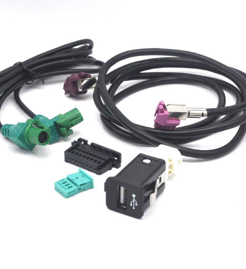 Retrofit Navigation CABLE USB socket idrive power connector For CIC E90 E60 v