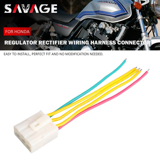 5 Pin Regulator Rectifier Wires Connector Plug for HONDA CB400F CBR600F F3 900RR Q