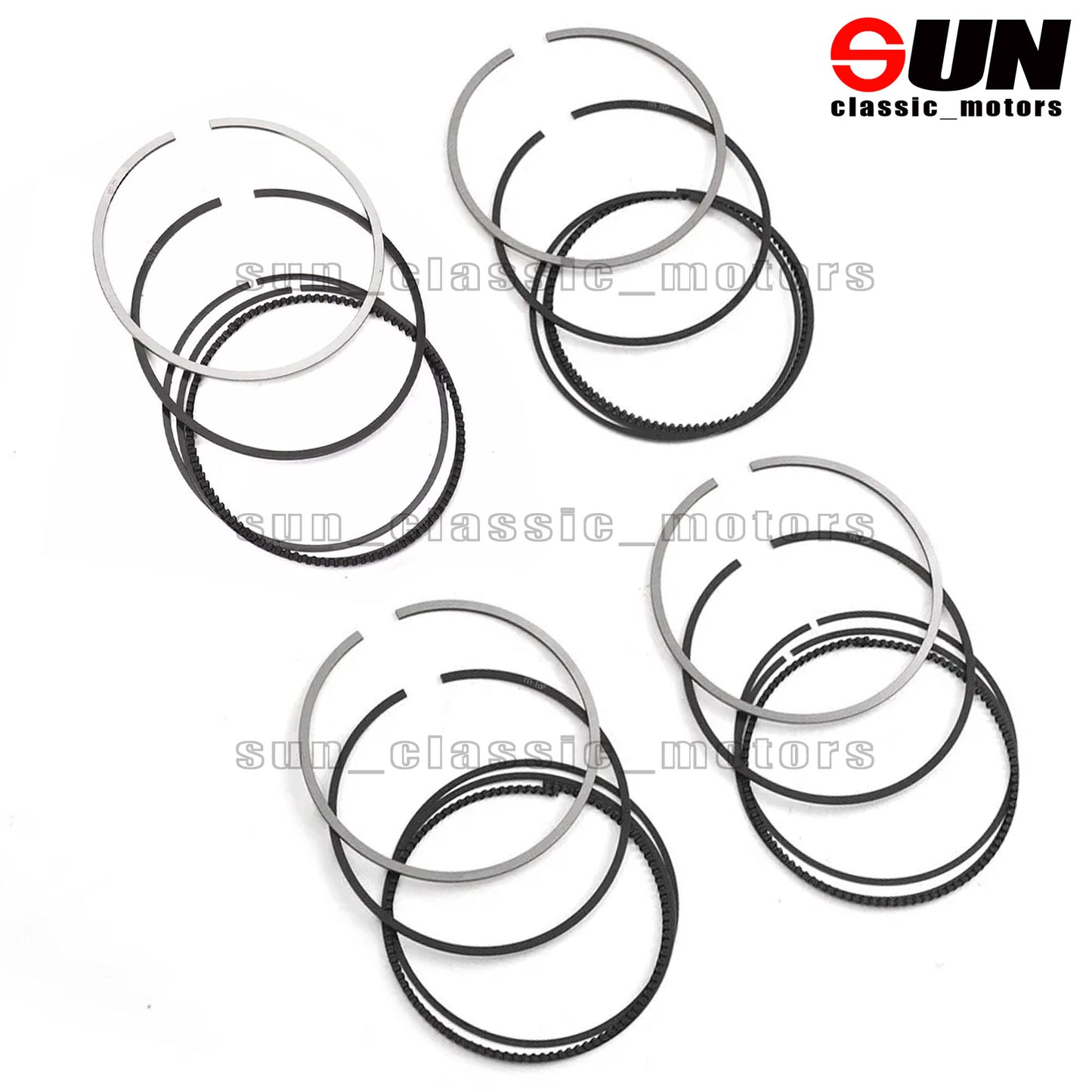 STD 4x Piston Rings Set For 2.0T W213 C253 W205 R172 M274