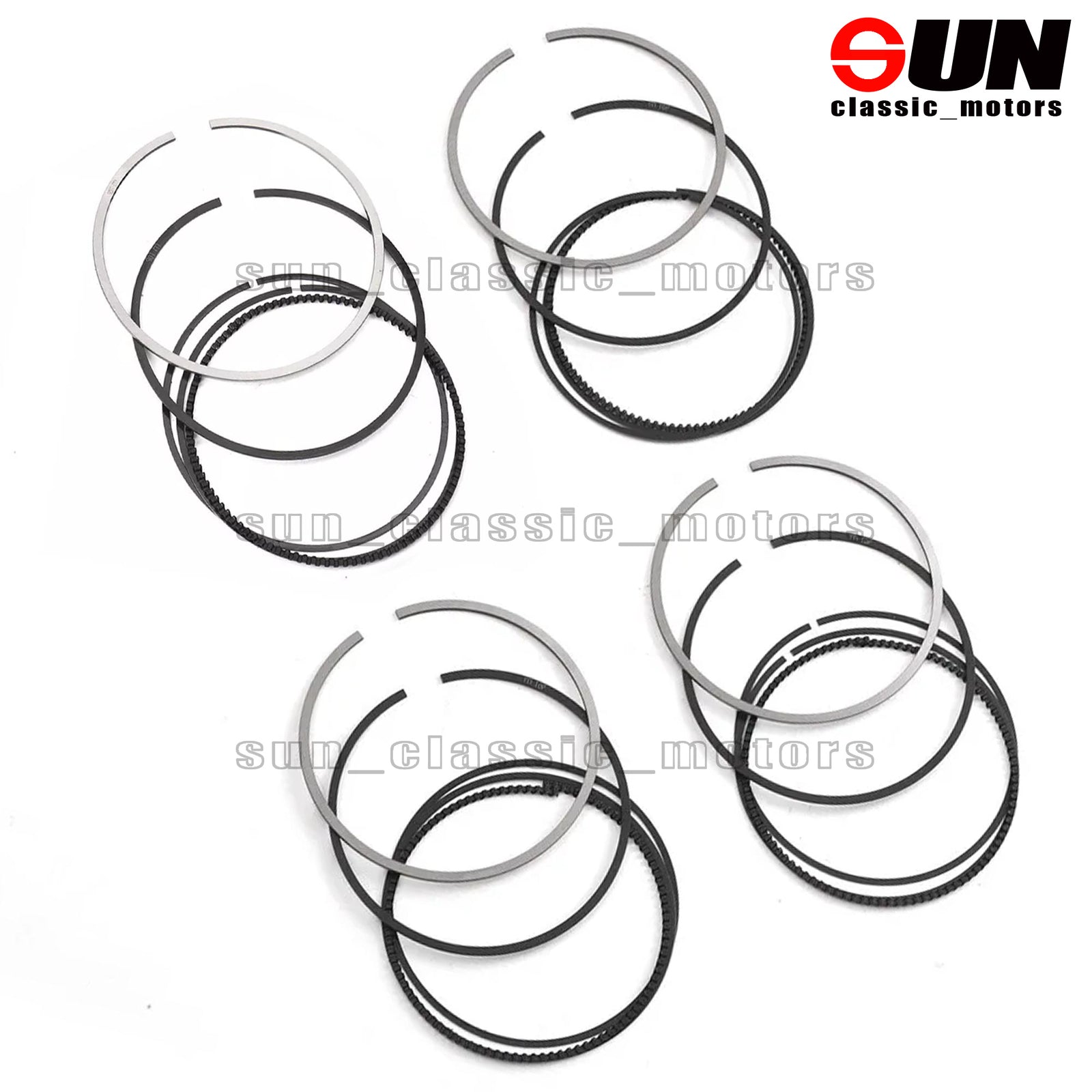 STD 4x Piston Rings Set For 2.0T W213 C253 W205 R172 M274