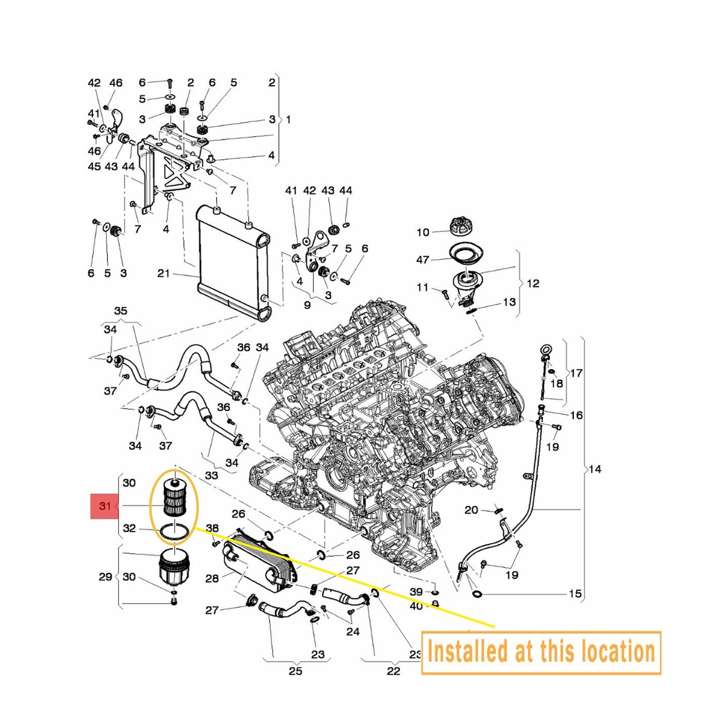 Air filter and oil filter kit for Bentley Flying Spur - Equipment Manufacturer: 3W0129319/320