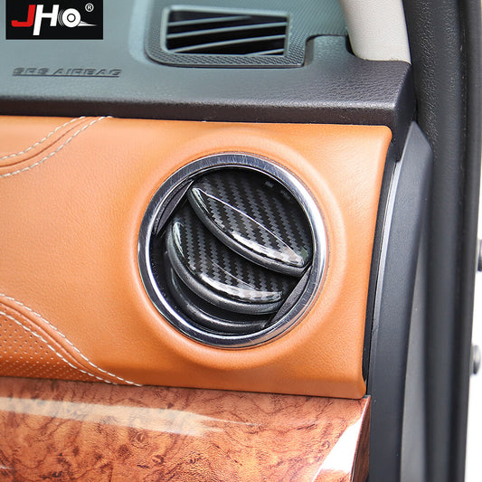 Carbon Fiber Car Air Conditioner Outlet Cover Trim Fit for Toyota Tundra 14-20