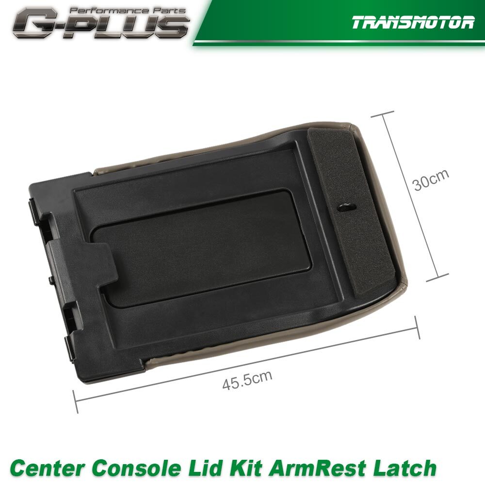 Fits 99-07 GM for Parts 19127364 Gray Center Console Cover Kit Armrest Latch - v