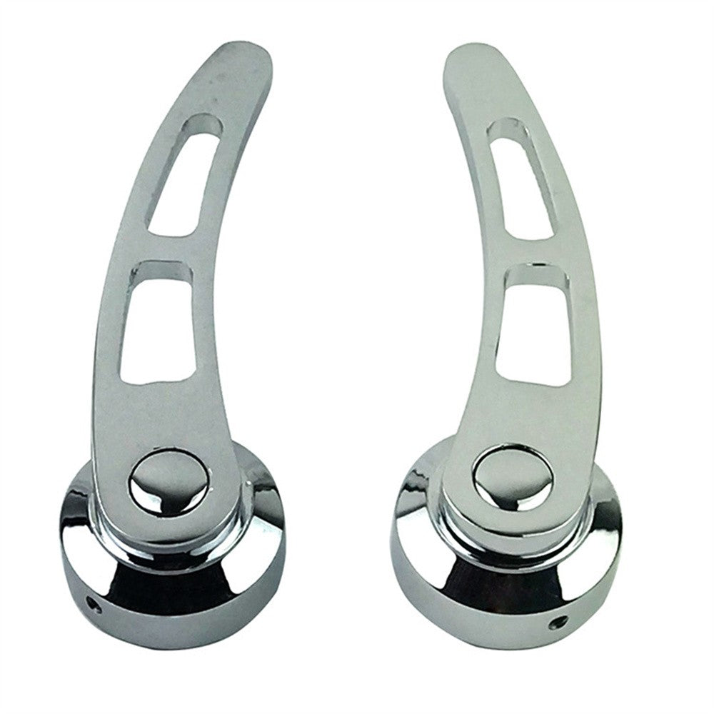 2x Chrome Billet Aluminum 4-1/4 Door Handle Kit For Chevy for Ford for Chrysler for Pontiac Q