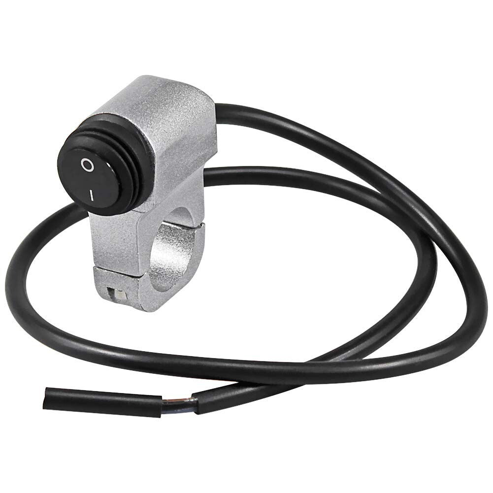 ON OFF Switch 22mm Handlebar Headlight Switch Aluminum Alloy Fog Light Switch12V