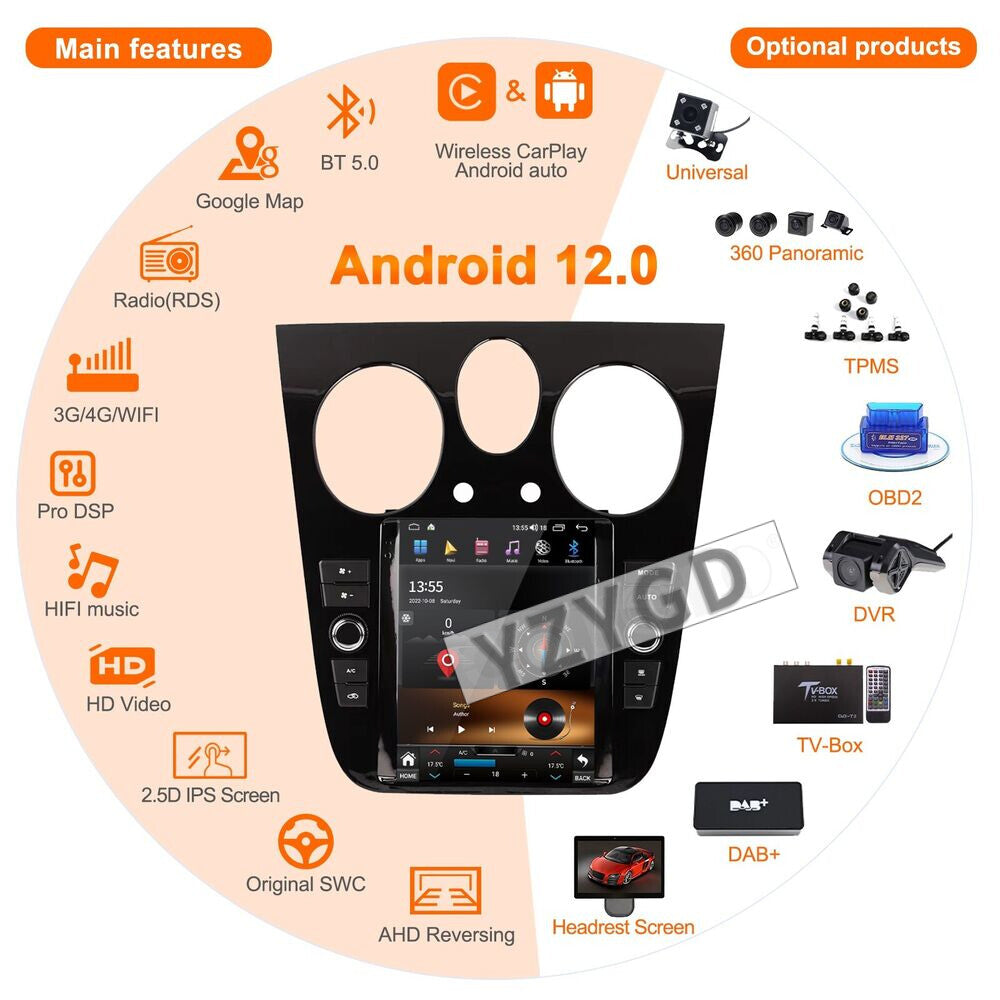 for Bentley for Bentayga 2016-2021 CarPlay 2Din Car Radio Stereo GPS Receiver Screen