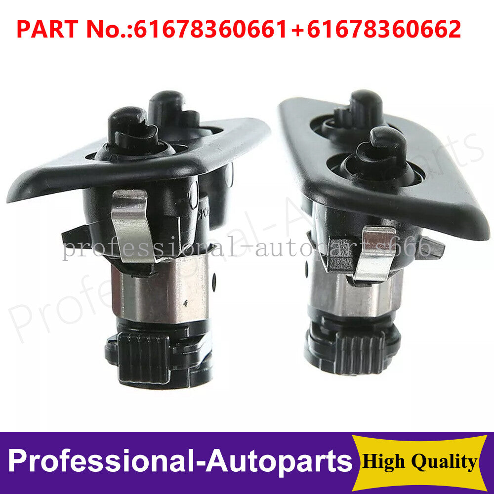 1. PairFront Left + Right Headlight Washer Nozzle for BMW 525i E39 528i 530i 540i M5